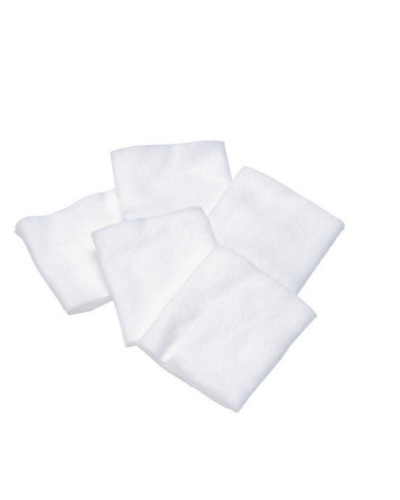 Coton 100% carrés, 5 x 5 cm