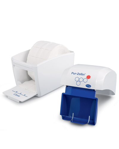 Distributeur pour tampons de ouate de cellulose Pur-Zellin