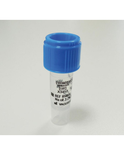 Tubes pour monitor, tubes citrate 3,2%