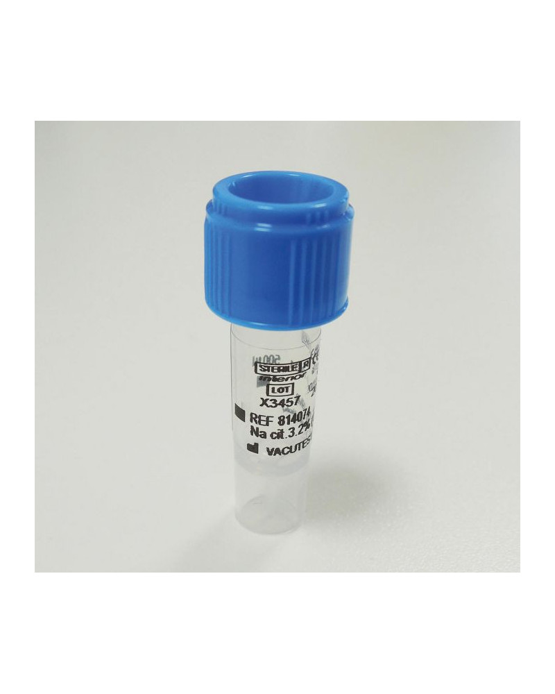 Tubes pour monitor, tubes citrate 3,2%