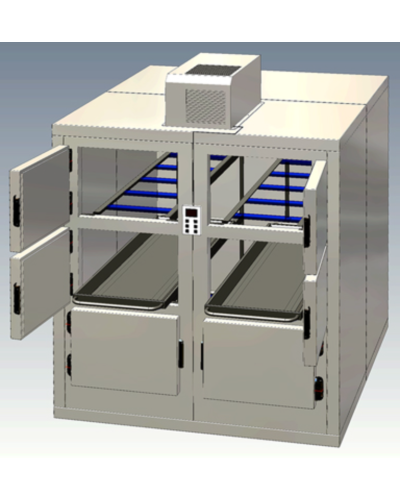 Chambre mortuaire démontable pour 6 corps modèle fiocchetti
