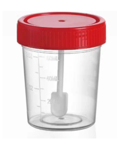 Pots pour coprologie 125 ml - 50 x 70 mm - blanc Pots pour coprologie 125 ml - 50 x 70 mm - blanc