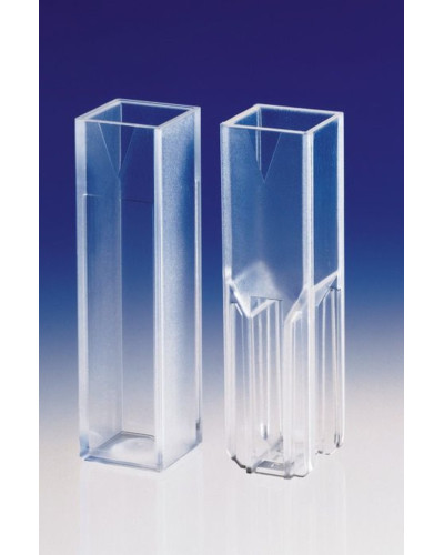 Semi microcuve verre optique 10 mm