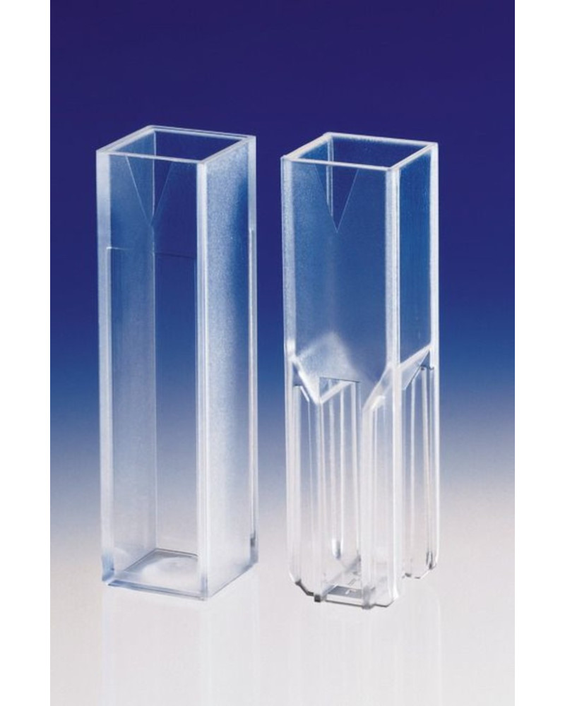 Semi microcuve verre optique 10 mm