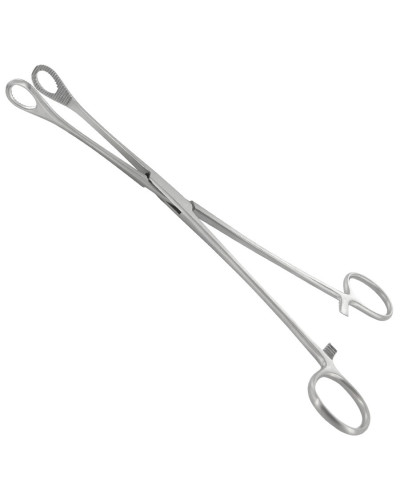 Pince de FOERSTER à  mors strié - courbe - 24 cm