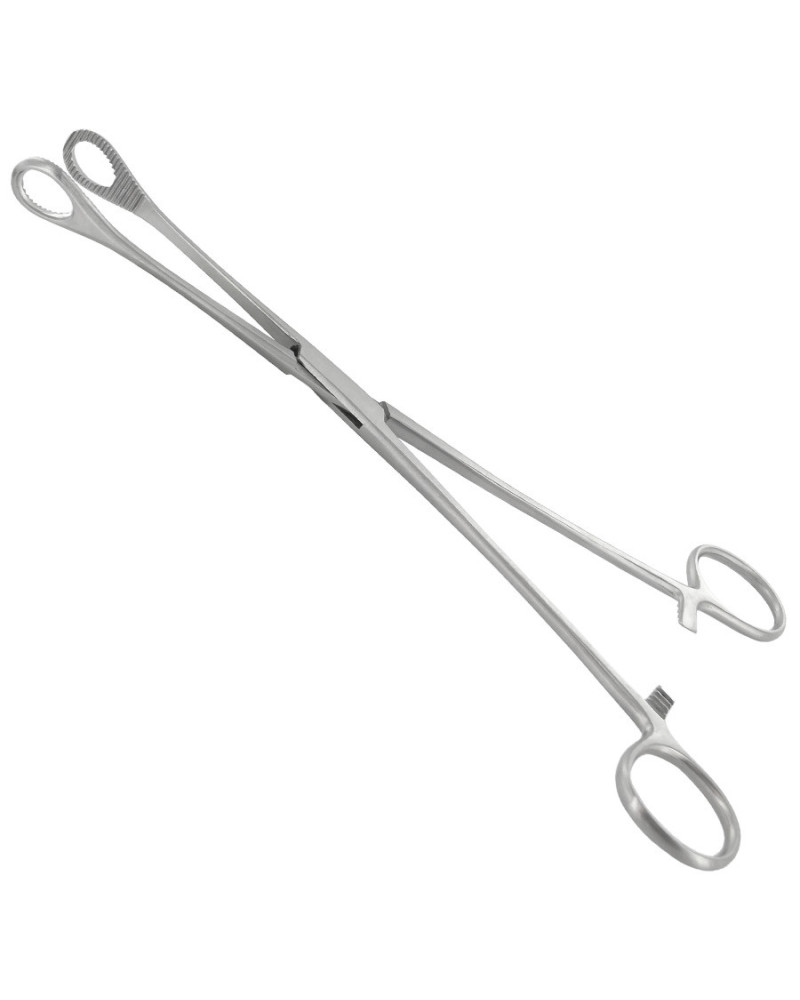 Pince de FOERSTER à  mors strié - courbe - 24 cm