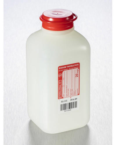 Flacon avec thiosulfate de sodium gosselin - 147 x 70 x 70 mm