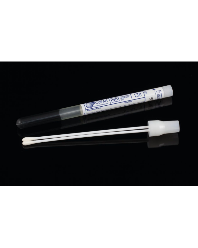 Ecouvillon simple COPAN - amiès gélosé + charbon - plastique