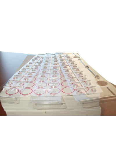 Socle de travail pour Plastigroup 60 pour détermination de groupe sanguin