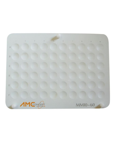 Plaque d'analyse pour détermination des groupes sanguins 60 puits