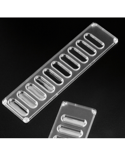 Plaque pour groupage sanguin, 10 alvéoles