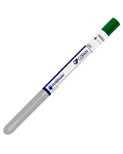 Ecouvillon sec COPAN, Papier - Vert