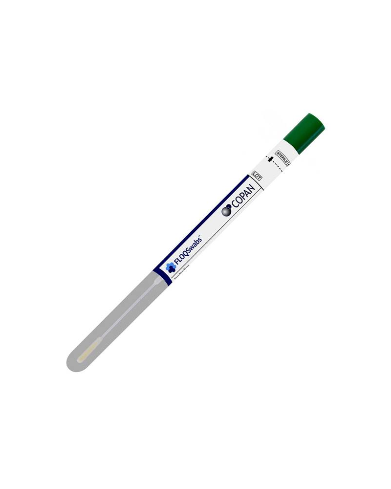 Ecouvillon sec COPAN, Papier - Vert