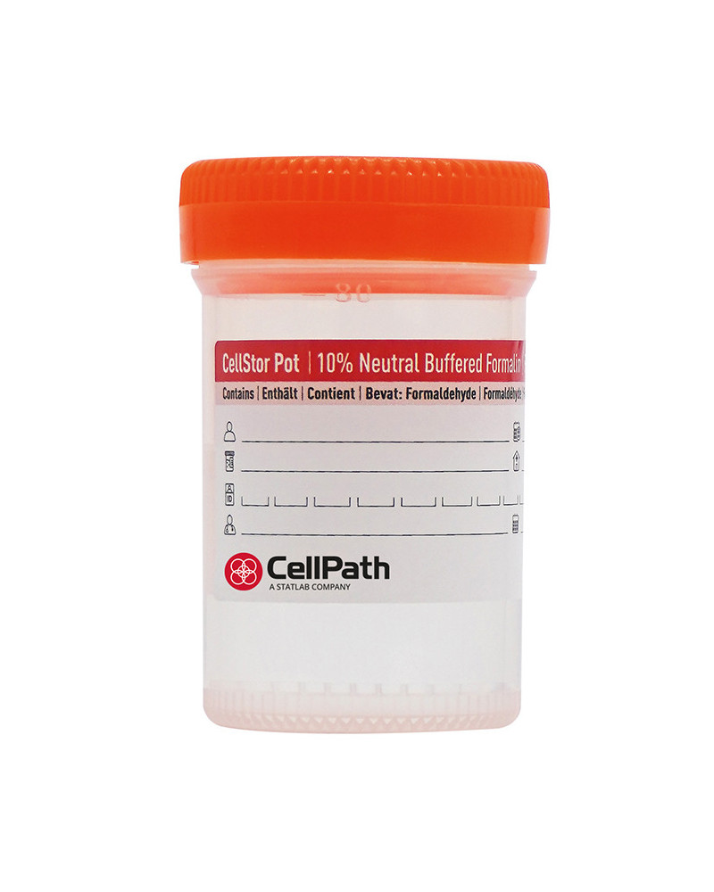 Cellstor Pot, 90 ml avec 60 ml de fixateur