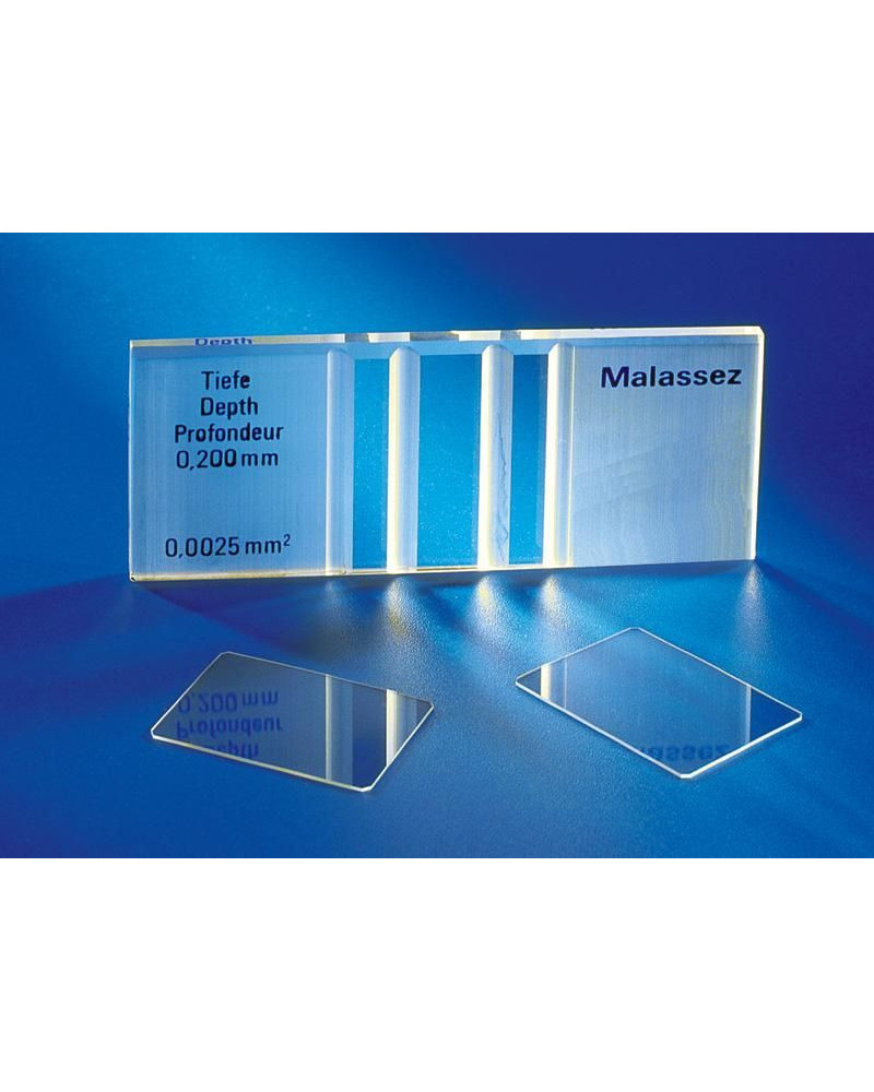 Cellule de Malassez à  double quadrillage, qualité standard