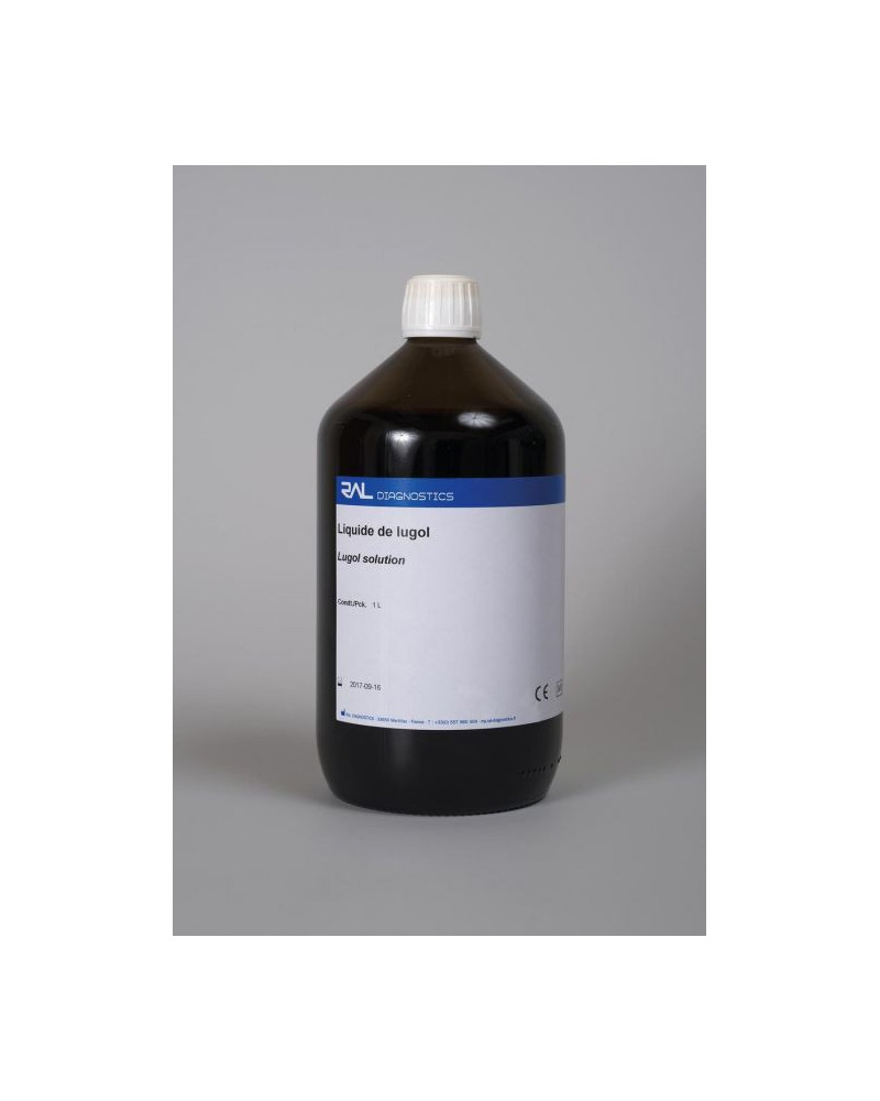 Liquide de lugol stabilisé au pvp - 2500 ml