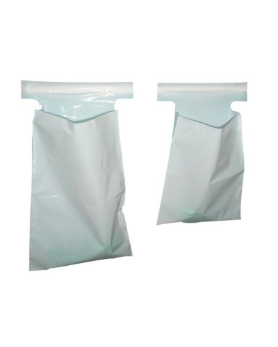 Sacs à déchets avec bande auto-adhésive, 8 L