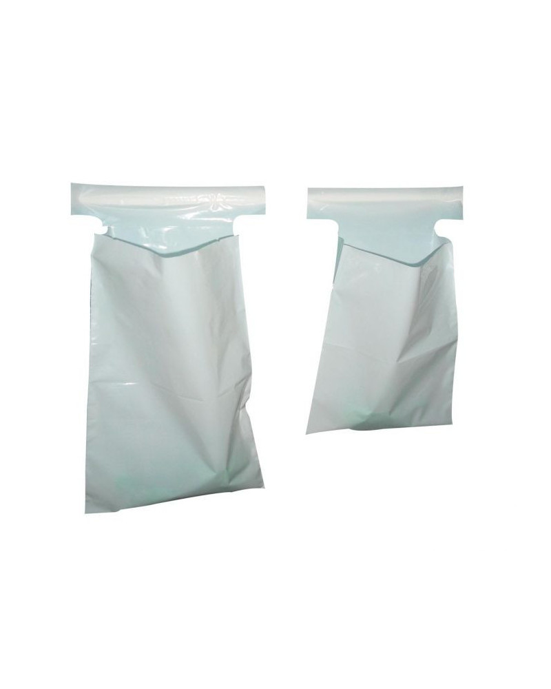 Sacs à déchets avec bande auto-adhésive, 8 L