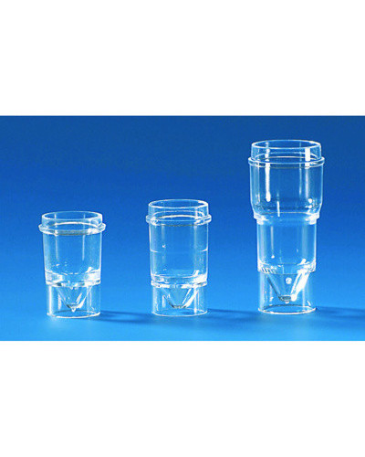 Godet polystyrène fond conique, blanc