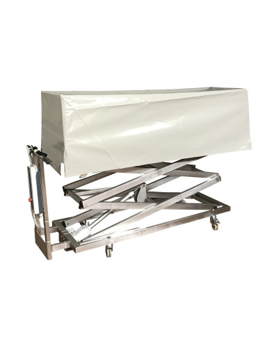 Chariot électrique de dissimulation avec bâche plastique