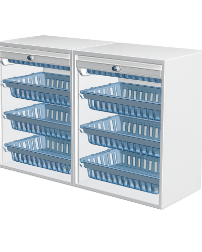 Armoire avec plateaux, Modèle YC844A