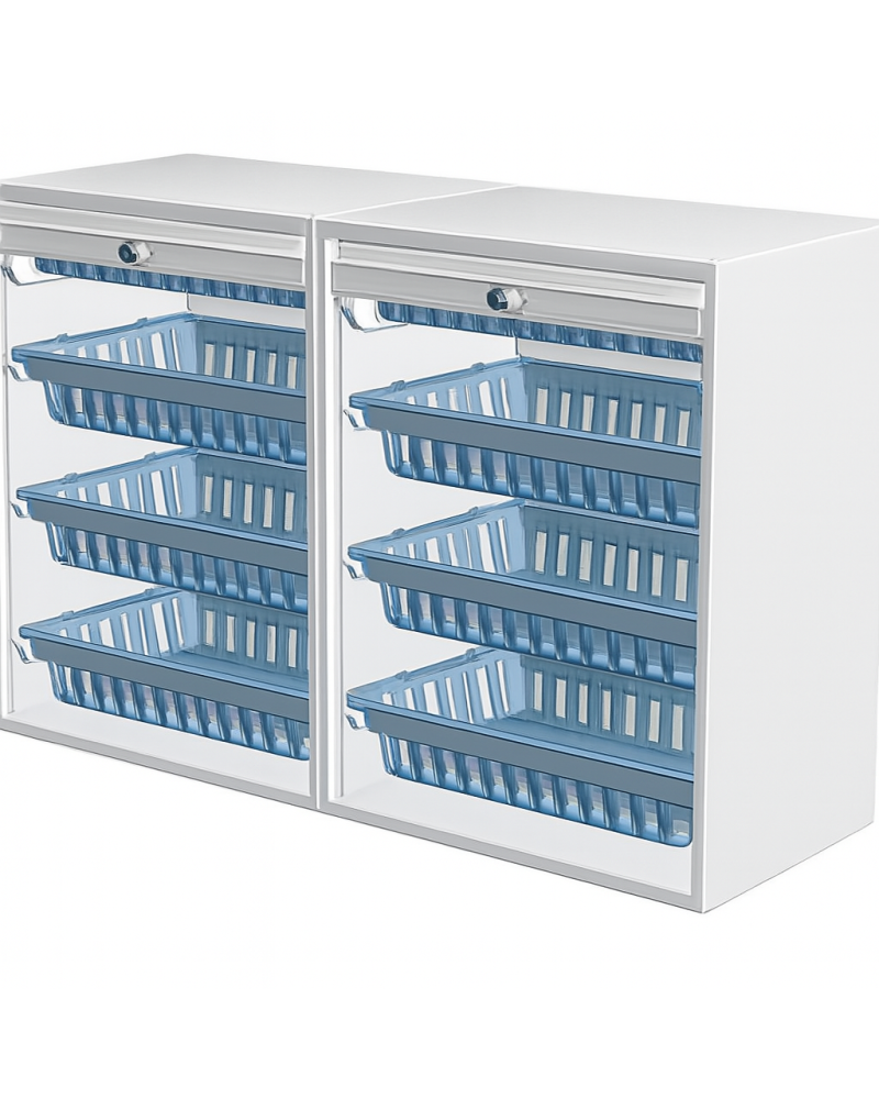 Armoire avec plateaux, Modèle YC844A