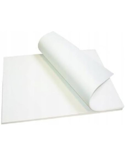 Papier filtre blanc standard en feuille