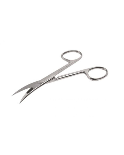 Ciseaux pointus (2 bouts pointus), courbes, 13 cm