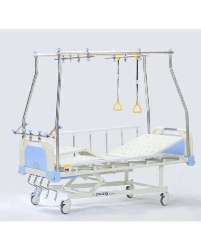 Lit orthopédique multifonctions en acier inoxydable, Modèle C-4