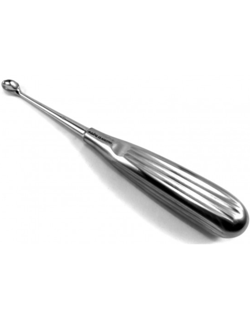 Curette à Os de Volkmann, monobloc, 28 cm, dia.10 mm