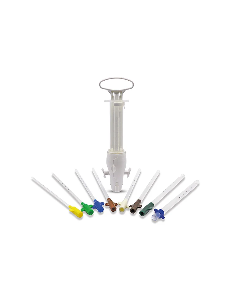 Seringue d\'aspiration AMIU, simple valve