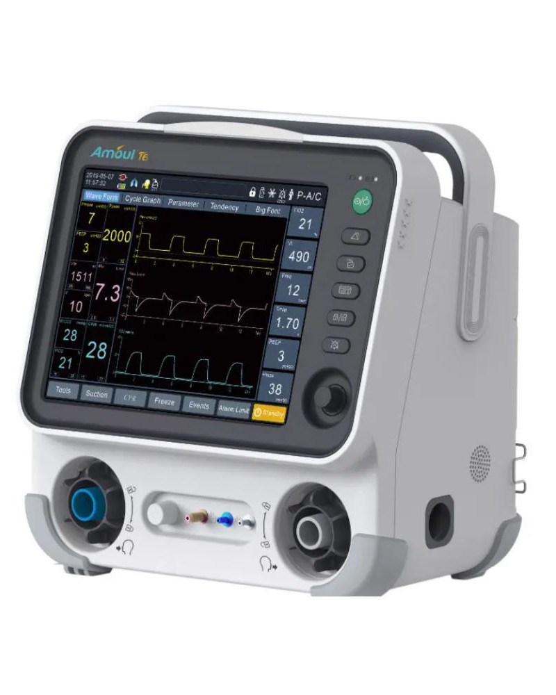 Ventilateur de réanimation de transport 5G, Modèle T6