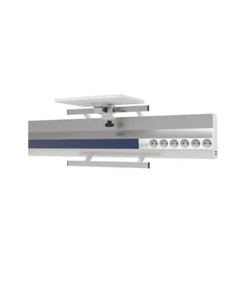 Etagère rotative sur rail médical, 300 x 300 mm