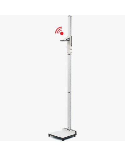 Stadiomètre sans fil avec affichage intégré au curseur, pour une utilisation mobile