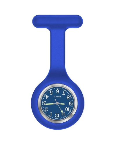 MONTRE POUR INFIRMIERE EN SILICONE, BLEU