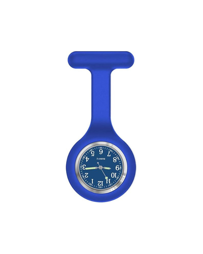 MONTRE POUR INFIRMIERE EN SILICONE, BLEU