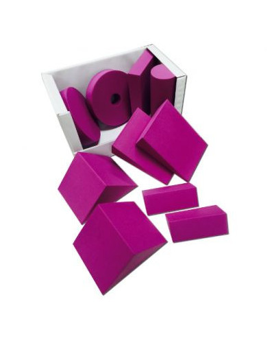 Jeu de cales de positionnement patient en mousse avec valise