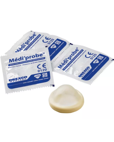 Protection sonde latex lubrifié