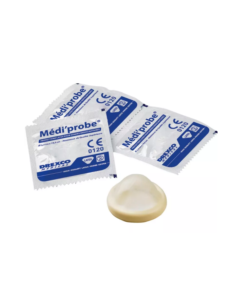 Protection sonde latex lubrifié