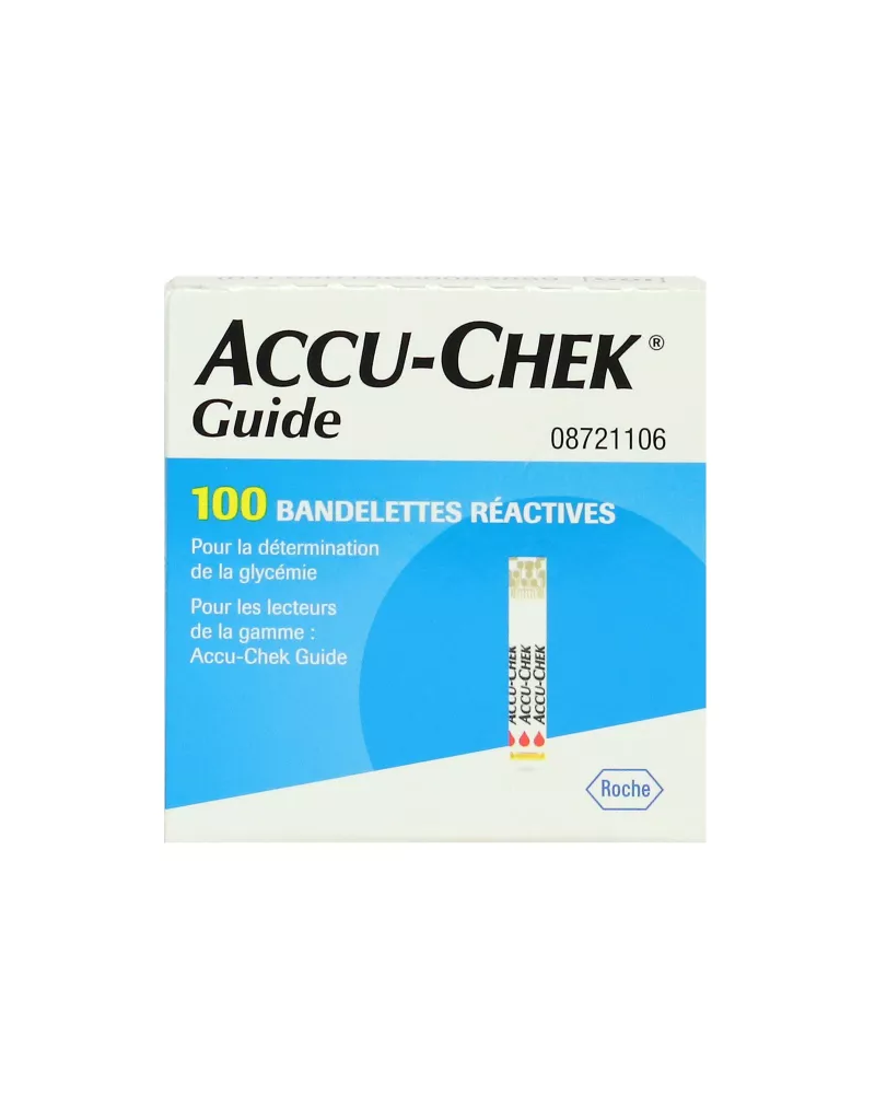 Bandelettes ACCU-CHEK GUIDE - Boite de 100
