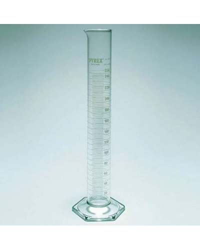 Eprouvette graduée en verre Pyrex®, forme haute classe B