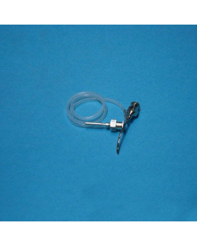 Canule Bonnet, double courant pour lavage et aspiration, coudée