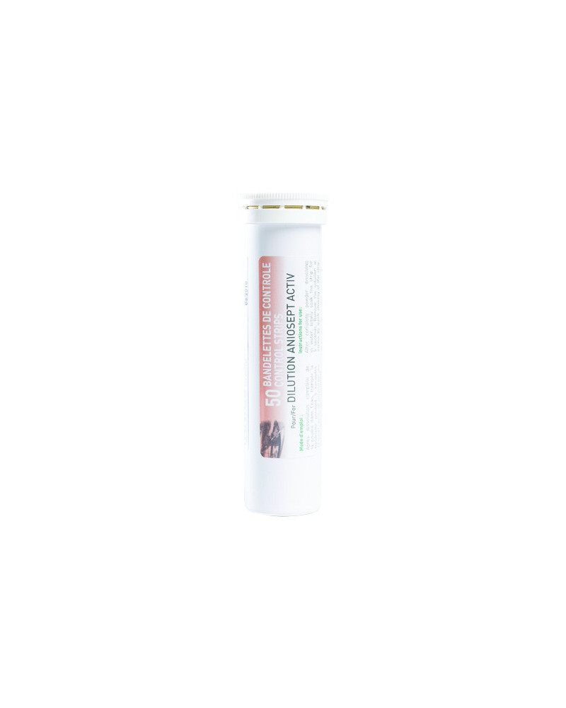 BANDELETTES DE CONTROLE (Aniosept activ) Tube de 50