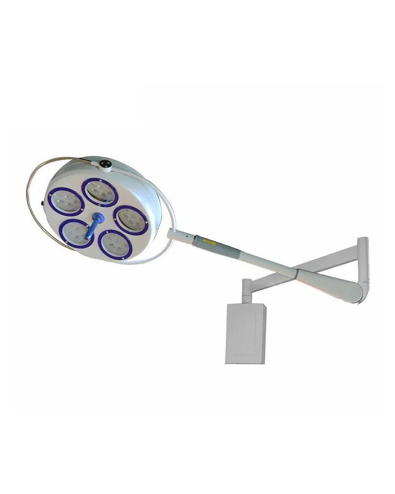 Lampe d'opération murale une coupole, à LED 5 réflecteurs