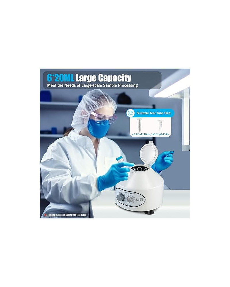 Centrifugeuse de paillasse 6 tubes Modèle 800