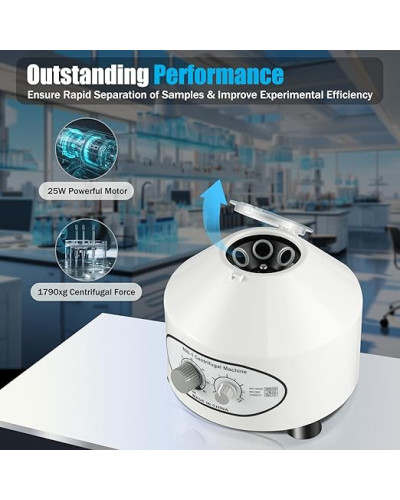 Centrifugeuse de paillasse 6 tubes Modèle 800