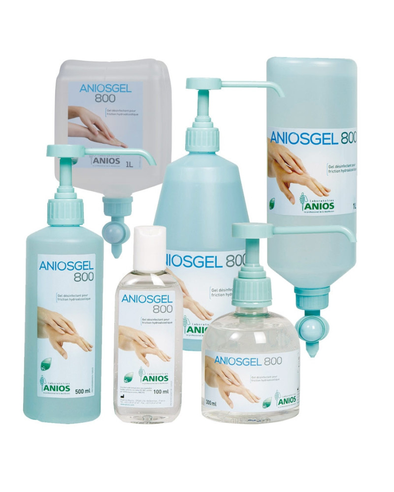 ANIOSGEL 800, flacon de 300 mL avec pompe vissée