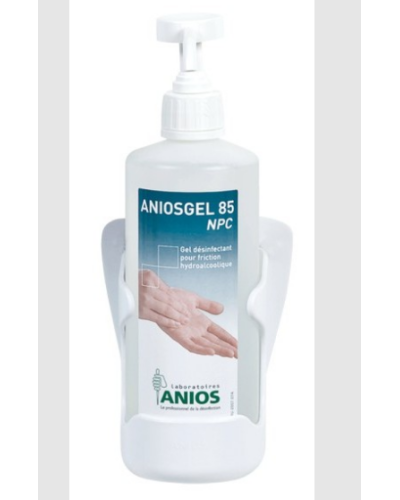 Support mural PVC pour flacon de 500ml