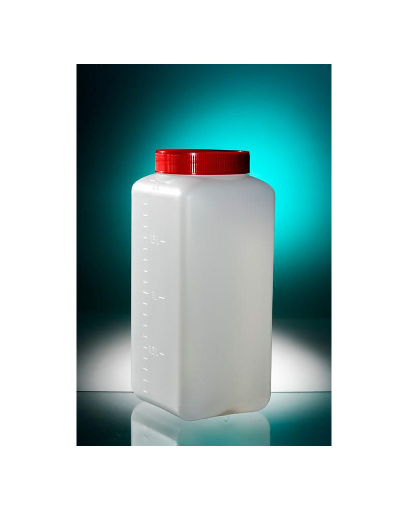 Flacon pour recueil d'urines de 24 h- 2 000 ml sans étiquette