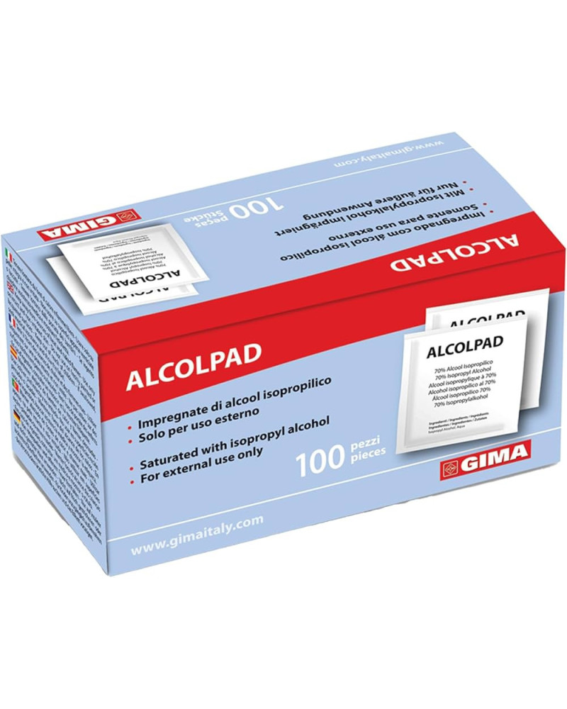 Tampons Alcool 70 % Individuels – Désinfection Cutanée Professionnelle | SOCIMED